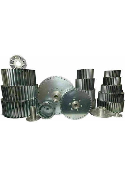 Çap 200 Boy 75 Delik 11 mm Sol Yön Radyal Fan Pervanesi