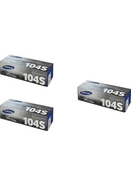 Samsung MLT-D104S / ML-1660 Uyumlu Toner 3'lü Avantaj Paket