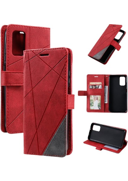 Xiaomi Redmi 9t Manyetik Pu Deri Kart Tutucu Kickstand Cüzdan (Yurt Dışından)