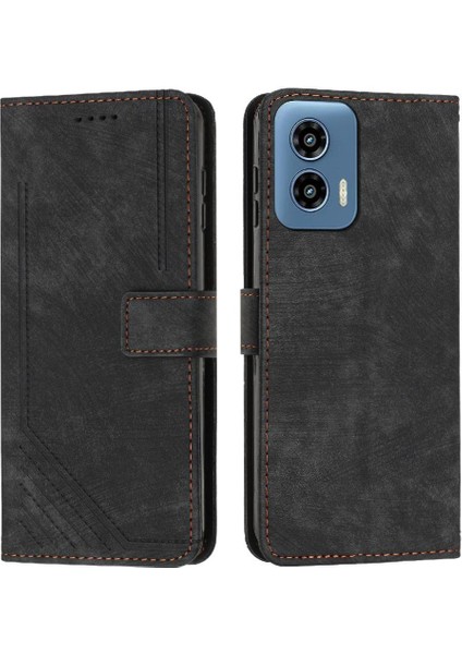 Motorola Moto G34 5g Darbeye Kapak Kapak Yan Toka Pu Tam (Yurt Dışından)
