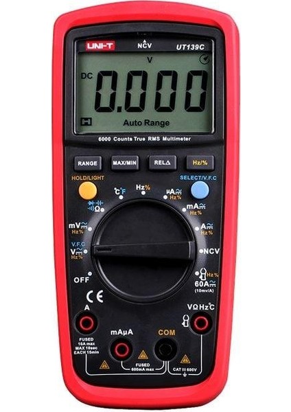 UT139C Dijital Multimetre