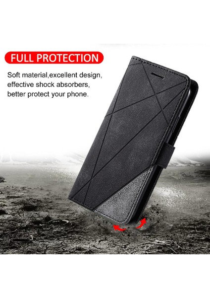 Xiaomi Redmi Için Kılıf K40/K40 Pro Darbeye Kart Tutucu Kickstand Pu Flip (Yurt Dışından)