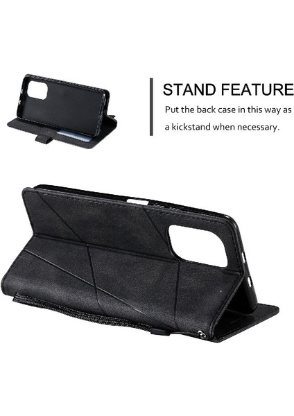 Xiaomi Redmi Için Kılıf K40/K40 Pro Darbeye Kart Tutucu Kickstand Pu Flip (Yurt Dışından)