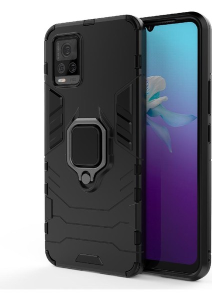 Vıvo V20 Için Kılıf 360 &deg; Dönen Halka Kickstand Darbeye Kapak Askeri (Yurt Dışından) fiyatları
