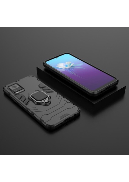 Vıvo V20 Için Kılıf 360 &deg; Dönen Halka Kickstand Darbeye Kapak Askeri (Yurt Dışından) indirimleri