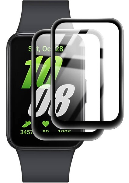 Samsung Galaxy Fit 3 Ekran Koruyucu Kavisli Tam Kaplayan Koruma (Pmma)