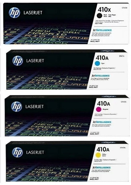 Hp (410A) CF410A/CF411A/CF412A/CF413A Uyumlu Toner Takımı