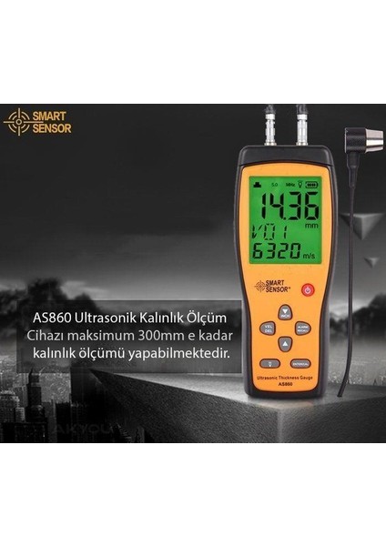 Smart Sensor As 860 Ultrasonik Kalınlık Ölçer