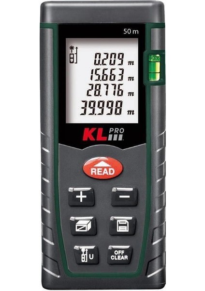 KL Pro  KLLZM50 50MT Profesyonel Lazer Metre - Lazer Mesafe Ölçer