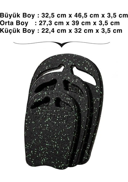 Büyük Boy Yüzme Tahtası Kickboard Siyah/Yeşil fiyatları