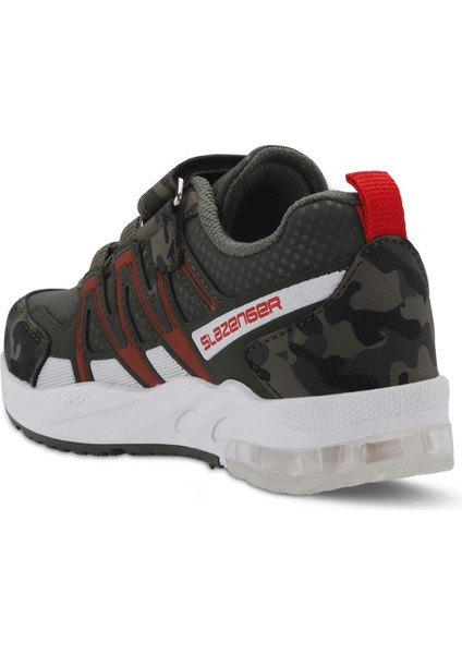 ELIPS Unisex Çocuk Sneaker Koşu & Yürüyüş Ayakkabısı Haki Kamuflaj