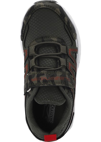ELIPS Unisex Çocuk Sneaker Koşu & Yürüyüş Ayakkabısı Haki Kamuflaj