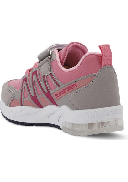 ELIPS Unisex Çocuk Sneaker Koşu & Yürüyüş Ayakkabısı Gri / Pembe