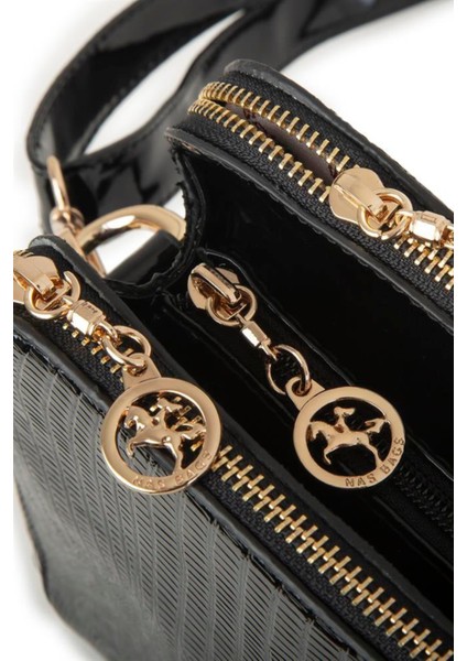 Kadın Çapraz Çanta - Siyah Lazer modelleri