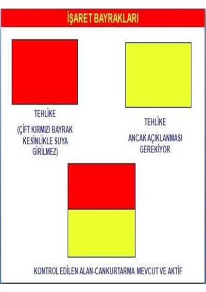 Cankurtaran Bayrak Seti 3' Lü