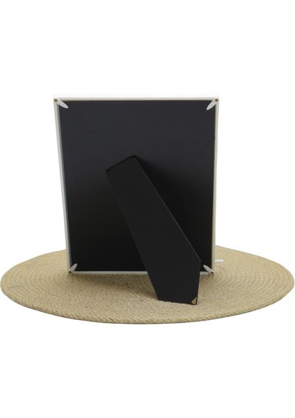 Ayna Yansımalı LED Işıklı Fotoğraf Çerçevesi Beyaz 18*23 cm
