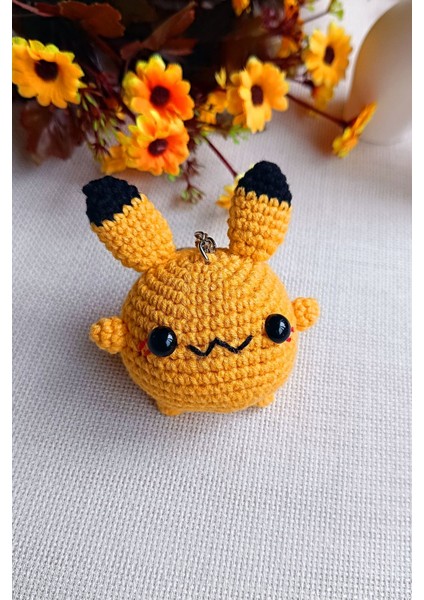 Pikachu Çanta Aksesuarı ve Anahtarlık El Örgüsü indirimleri