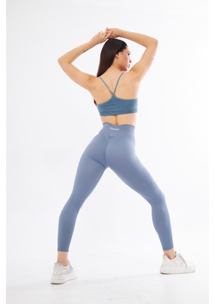 Kalçası Büzgülü Premium Fitilli Ekstra Push Up Yüksek Bel Esnek Ve Toparlayıcı Spor Tayt modelleri