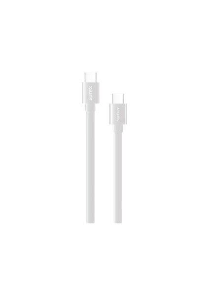 60W Soft Kablo Usb-C Şarj ve Data Kablosu Beyaz Sc-10
