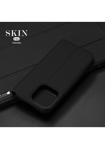 Dux Ducis iPhone 14 Pro 13 Pro 6.1inç Kılıf Kapaklı Flip Cover Kılıf Skinpro Series