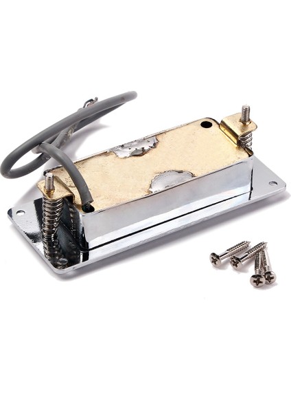 Krom Gümüş Mini Lp Gitar Humbucker Pickup Mühürlü Pick Up Müzik Onarım Parçaları (Yurt Dışından)
