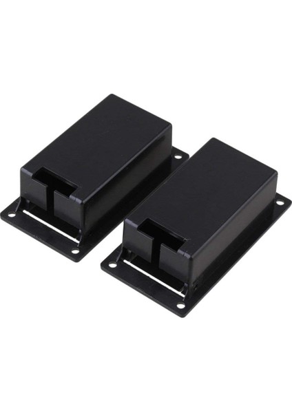 Guitar Bass 9V Pil Tutucu Bölmesi Kapak Kılıfı Siyah 10'lu Set (Yurt Dışından)