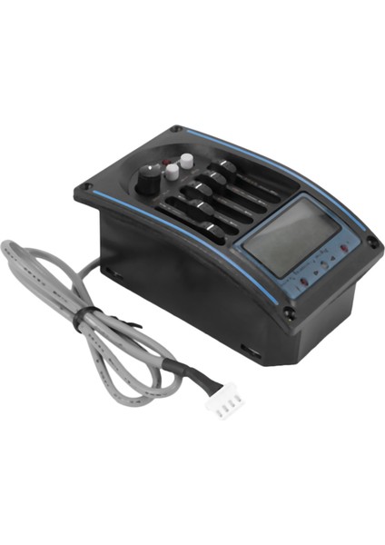 5 Bant Akustik Gitar Alıcısı Eq Preamp LCD Tuner Ekolayzır, Mikrofonlu Lc-5 (Yurt Dışından)
