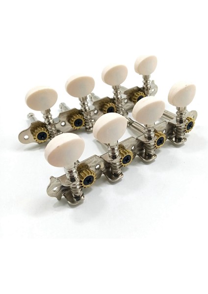 4-Link 8 Telli Mandolin Tek Delikli Çelik Sütun Telli Düğme 8 Telli Kıvırıcı Enstrüman Akort Cihazları (Yurt Dışından)