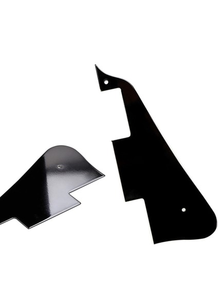 Metal Elektro Gitar Pickguard Scratch Plaka Lp Tarzı Gitar Pickguard Yedek Siyah Için Uygun (Yurt Dışından)