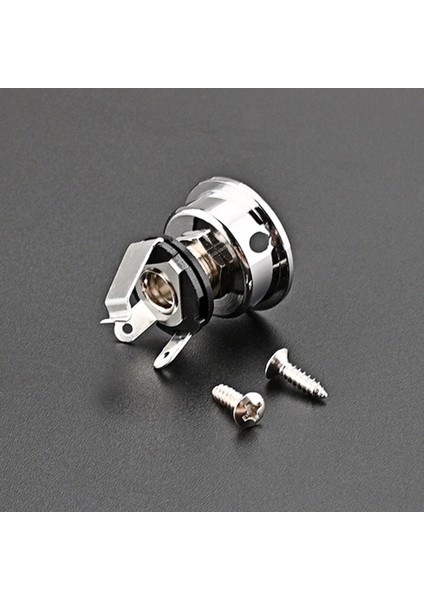6.35MM 1/4 Inç Gitar Jakı Stereo Çıkış Soketi Elektro Gitar Parçaları Için (Yurt Dışından)