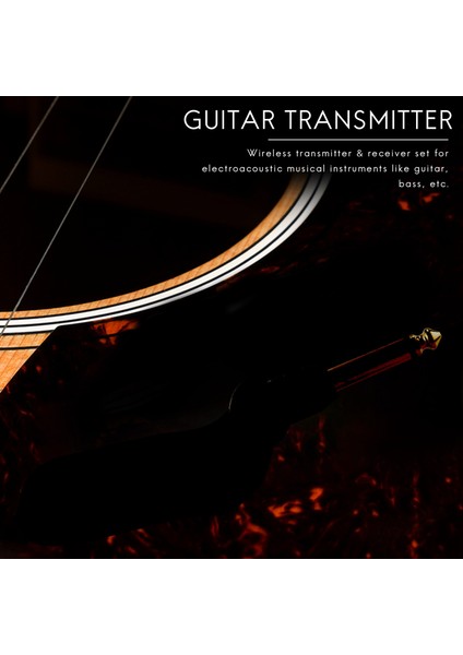 Kablosuz Gitar Sistemi Dahili Şarj Edilebilir 4 Kanal Elektro Gitar Bas Için Kablosuz Gitar Verici Alıcı (Yurt Dışından)