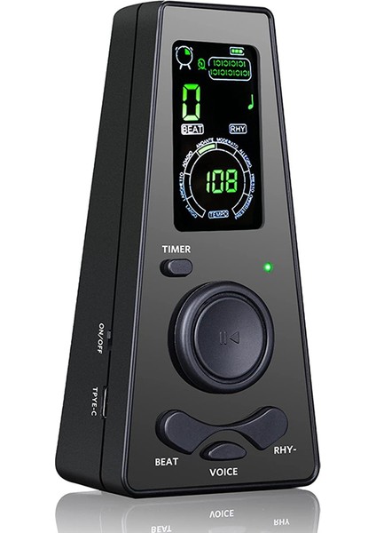 Elektronik Metronom Dijital Metronom Piyano Için Evrensel Metronom Gitar Keman Davul Için Metronom, Siyah (Yurt Dışından)