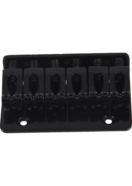 Strat Gitar Için Siyah 6 Telli Sabit Sert Kuyruk Gitar Köprüsü (Yurt Dışından)