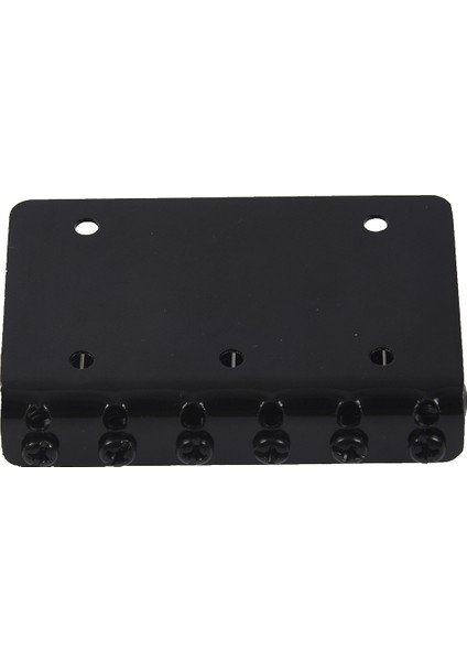 Strat Gitar Için Siyah 6 Telli Sabit Sert Kuyruk Gitar Köprüsü (Yurt Dışından)