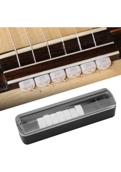 Gitar Teli Üçgen Akor Kravat Yaylı Çalgılar Için Akustik Gitar Parçaları Aksesuarları (Yurt Dışından)