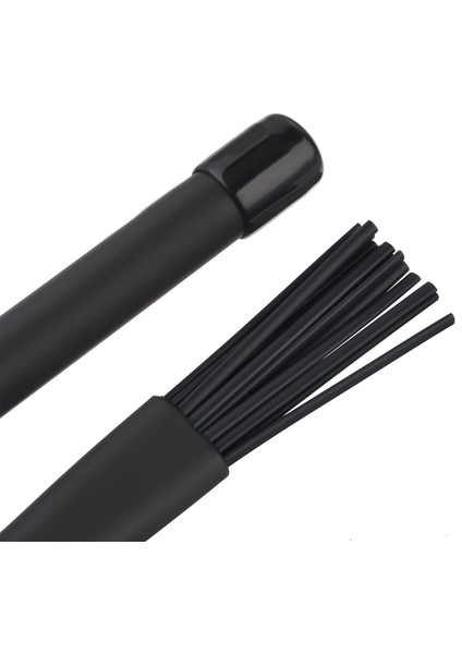 1 Çift Caz Davul Fırçası Geri Çekilebilir Davul Çubukları 32 cm Siyah (Yurt Dışından)