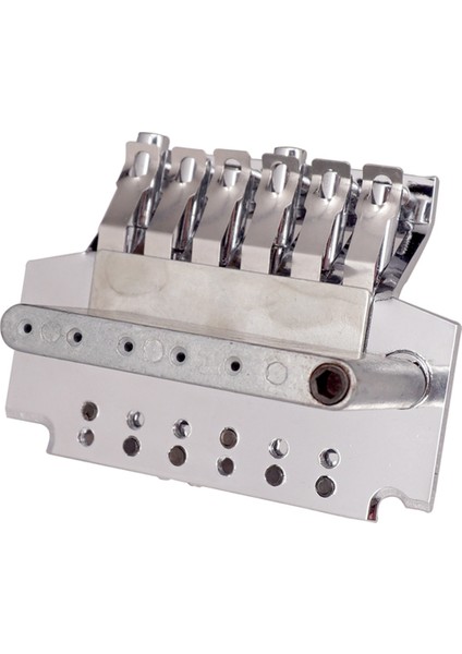Krom Elektro Gitar Tremolo Köprü Çift Kilitleme Sistemi / 2 Çiviler Arasında 78MM Eyer Üzerinden Teller / Merkezler (Yurt Dışından)