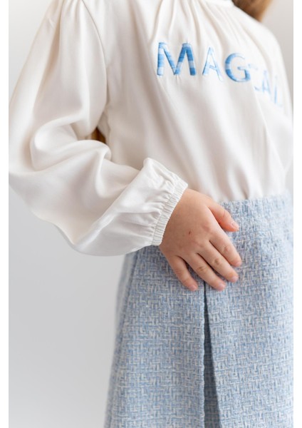 Kız Çocuk Nakış Detaylı Bluz fiyatları