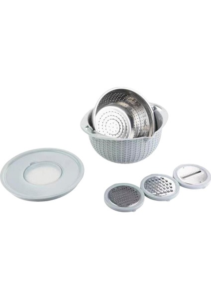 Karıştırma Kasesi ile Kevgir Çok Kullanımlı Mutfak Meyve Drenaj Sepeti Spagetti Mavi (Yurt Dışından) modelleri