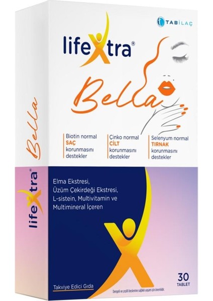 Tab İlaç A.Ş. Lifextra Bella 30 Kapsül Tab Ilaç