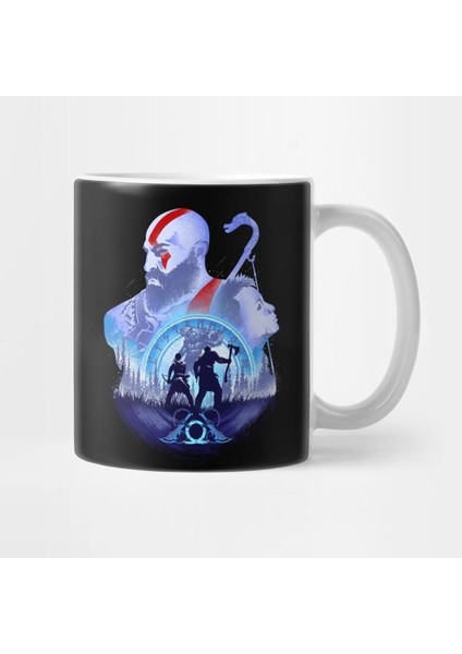 Kratos ve Atreus - God Of War Kupa Bardak
