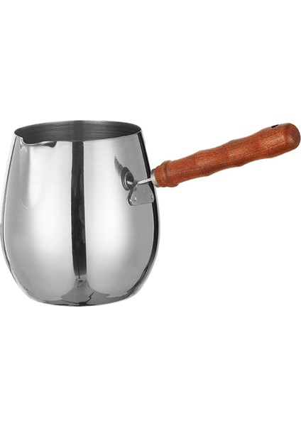 Paslanmaz Çelik Türk Cezvesi Sızdııökme Tereyağı Isıtıcı Pot 300ML (Yurt Dışından) fırsatları