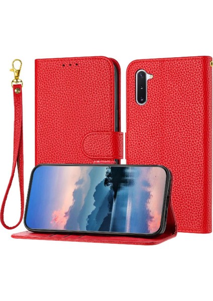 Samsung Galaxy Not 10 Için Telefon Kılıfı Cüzdan Kart Yuvaları Tutucu Flip Folio (Yurt Dışından)