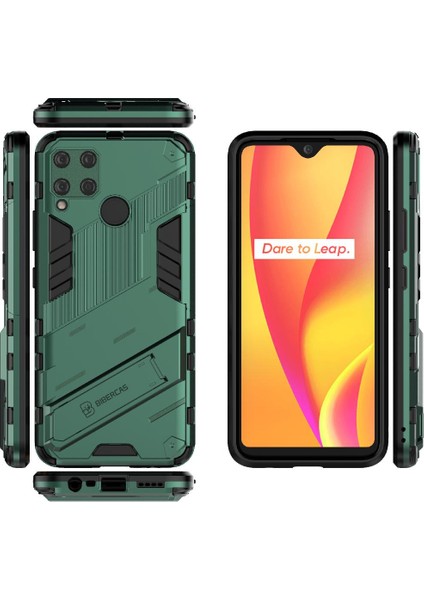 Realme C15 Sağlam Askeri Kickstand Koruyucu Kapak Için Kılıf (Yurt Dışından) indirimleri