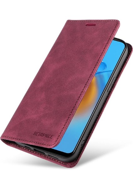 Oppo Için Kılıf A74 4G/A95 4g Koruyucu Manyetik Folio Cüzdan Pu Deri (Yurt Dışından) indirimleri