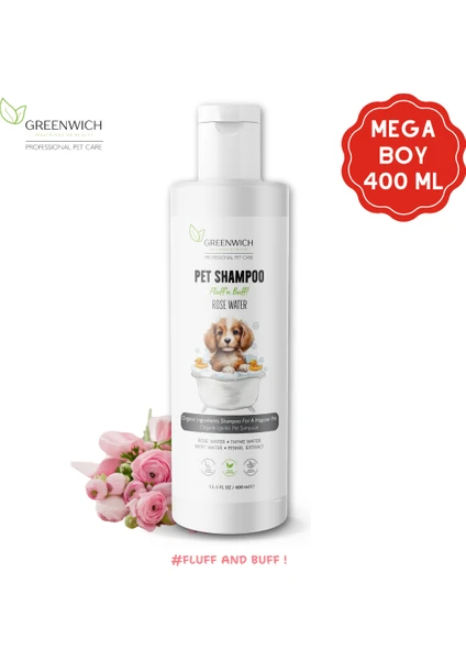 Vücut ve Pati Şampuanı Bit Pire Kene Parazit Uzaklaştırıcı Tahriş Giderici Vegan Organik Kedi Köpek 400 ml