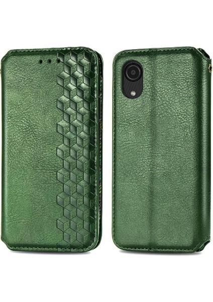 Samsung Galaxy A03 Çekirdek Zarif Iş Moda Tasarım Deri (Yurt Dışından)