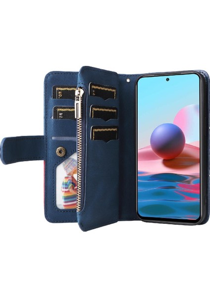 Xiaomi Redmi Not 10 4G/10S Fermuar Cüzdan Tarzı Kart Yuvası ile (Yurt Dışından) fırsatları