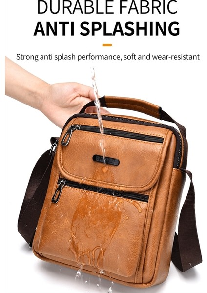 Yuekeda-Retro Erkekler Küçük Satchel Çanta (Yurt Dışından) fırsatları