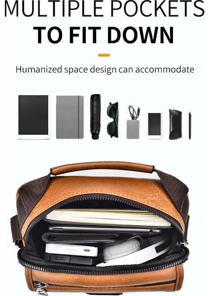 Yuekeda-Retro Erkekler Küçük Satchel Çanta (Yurt Dışından) indirimleri